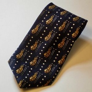 MEN'S TIE WITH GOLF THEME BY ROSS, "GOOD LIFE"